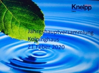 Jahreshauptversammlung 2020