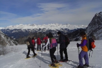 Schneeschuhwanderung zum Marcher Stein